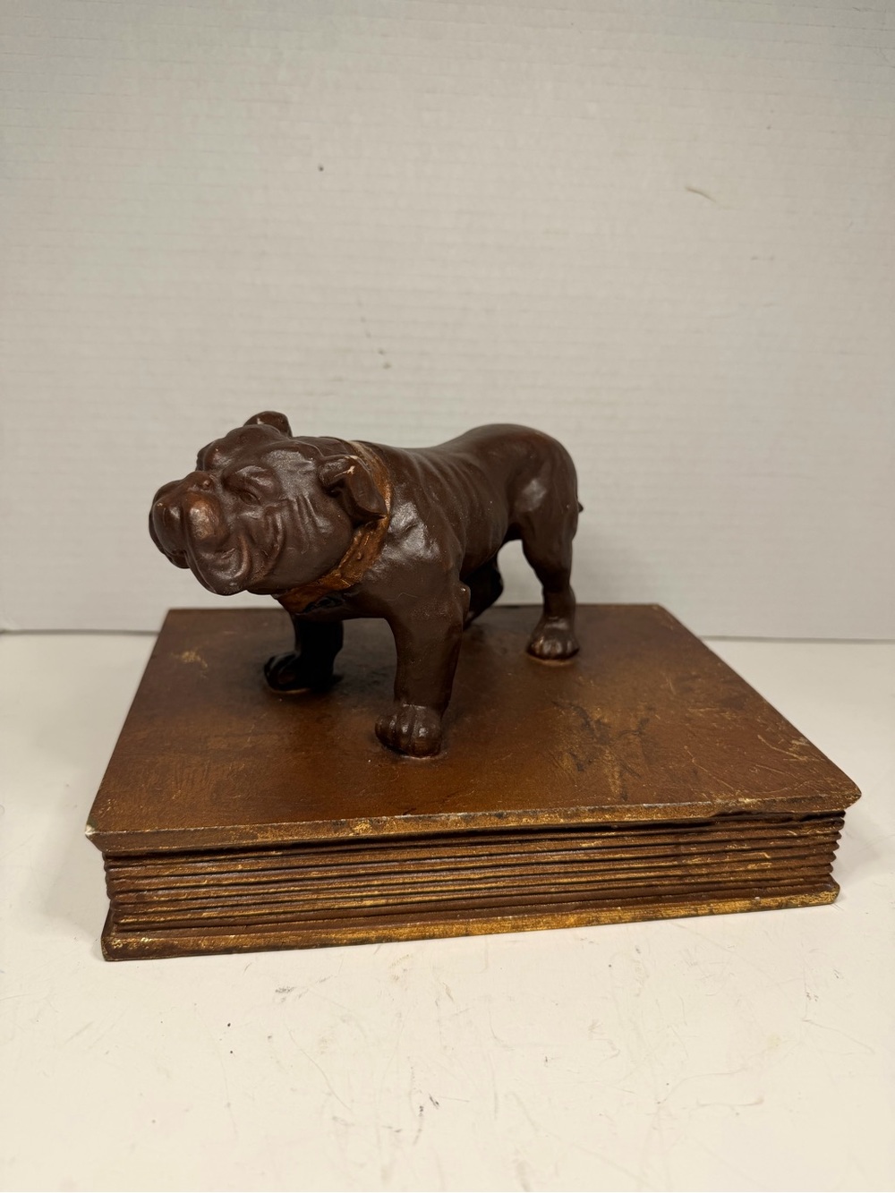 Vintage Bulldog Bookends
Bronze Finish Decorative
Book Stop